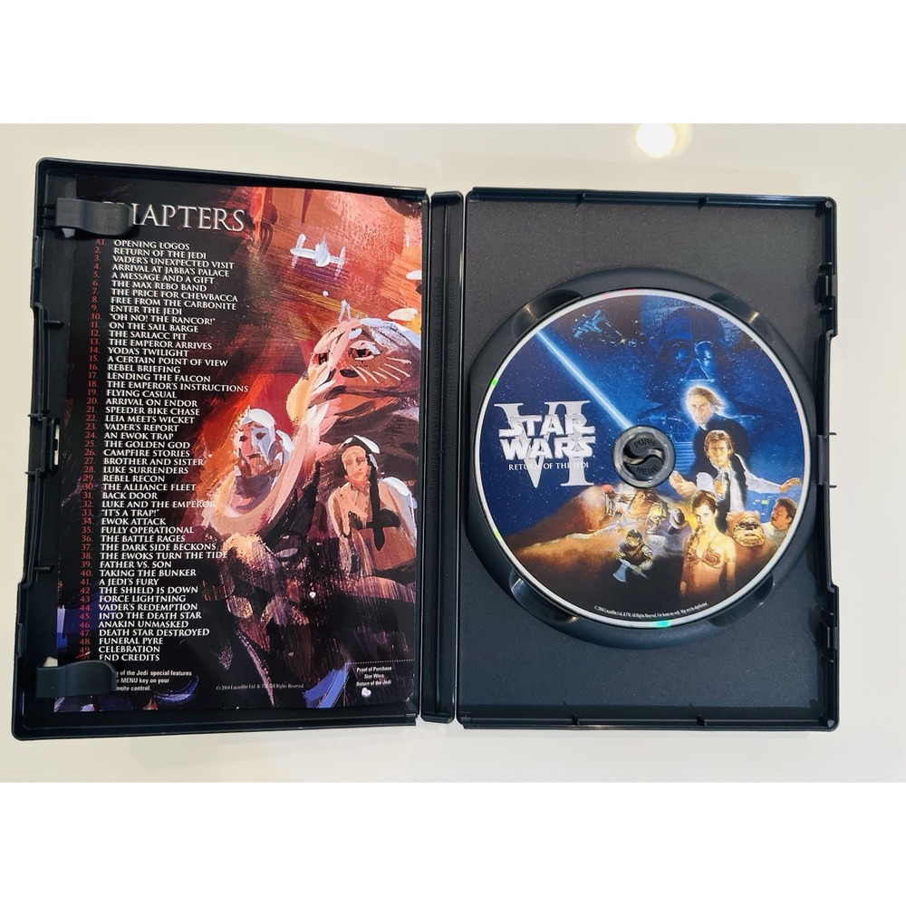 STAR WARS Original Trilogy (DVD 2004) 4-Disc Box Set Widescreen 4,5,6 LOT of 7 - Picture 9 of 16